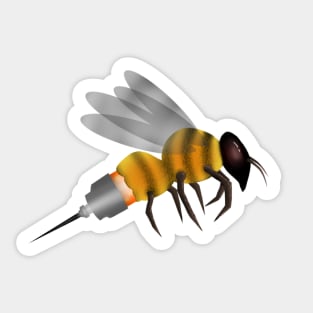 pustula bee Sticker